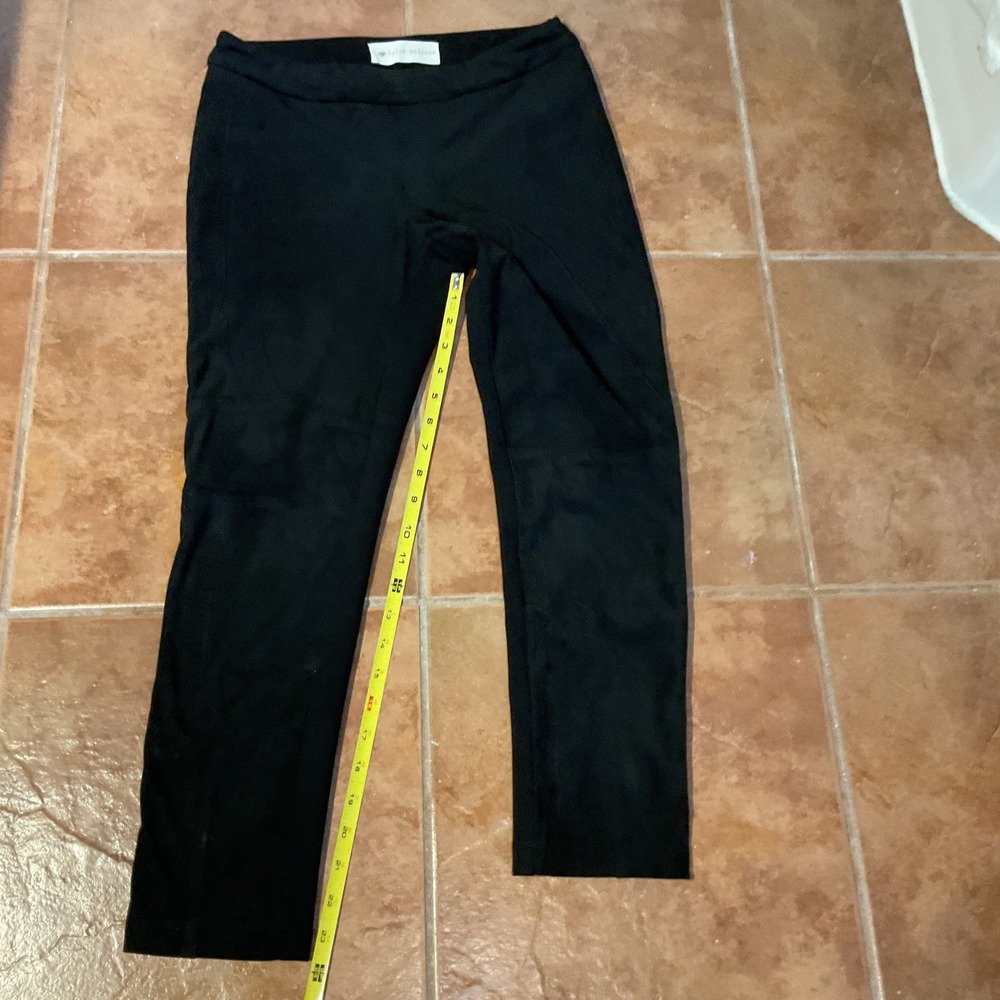 I Love Tyler Madison Pants Womens S Black Excellent Faux Suede Front 616008TMT - Picture 5 of 6
